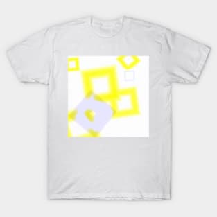 yellow white circular abstract texture T-Shirt